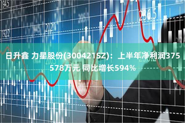 日升鑫 力星股份(300421SZ)：上半年净利润375578万元 同比增长594%