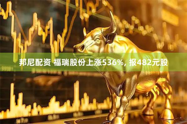 邦尼配资 福瑞股份上涨536%, 报482元股
