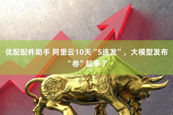 优配配件助手 阿里云10天“5连发”，大模型发布“卷”起来了