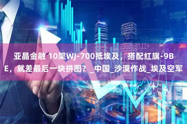 亚晶金融 10架WJ-700抵埃及，搭配红旗-9BE，就差最后一块拼图？_中国_沙漠作战_埃及空军